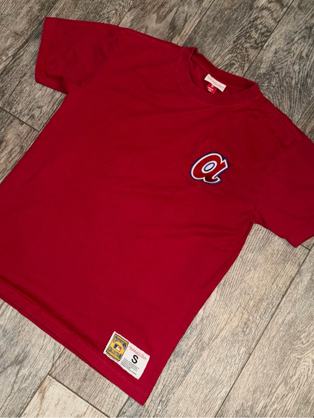 Mitchell & Ness Atlanta Braves Cooperstown Pocket Tee S